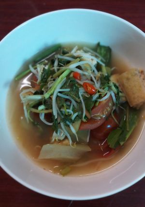 Hình của món Canh chua chay.
