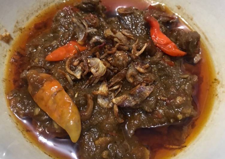 Krengsengan daging sapi