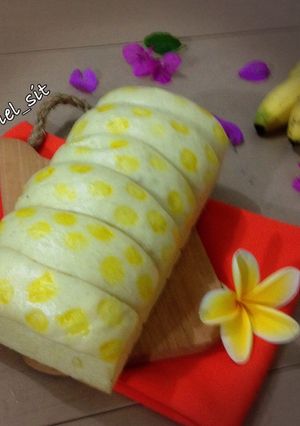 Foto resep The killer banana steamed bread (just 1 proofing) highly recommended !!