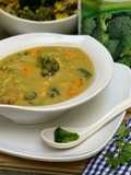 POTATOES BROCCOLI VEG SOUP(Indian style)