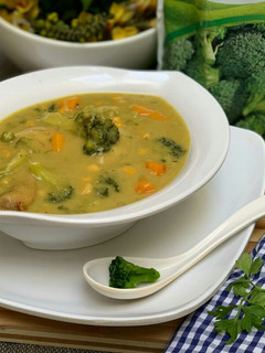 POTATOES BROCCOLI VEG SOUP(Indian style) ainihin hoton girkin