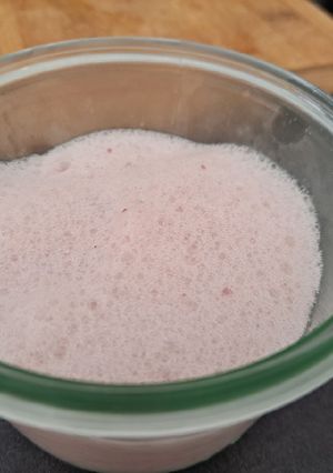 Une photo de Mousse de pêches