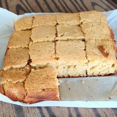A picture of Basic Vanilla Sponge Cake - moist & eggless.