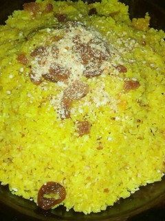 صورة لوصفة رز بالخلطه