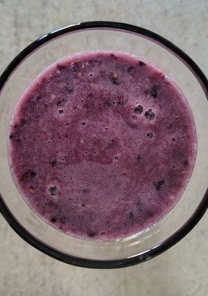 Φωτογραφία της συνταγής Smoothie με βατόμουρα