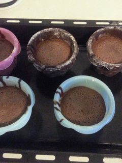 巧克力爆漿蛋糕 的食譜成品照片