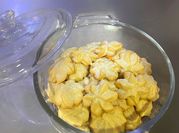 Una foto de galleta danesa