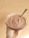 Finto gelato al cioccolato. Smoothie