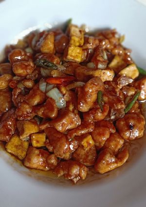 Foto resep Ayam fillet dan tahu lada hitam
