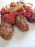 Red Lentil Soutzoukakia (Meatless Meatballs)