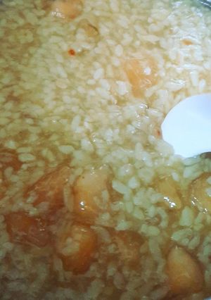 Hình của món Chè bưởi cốm.