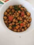 Khatti methi chana chat