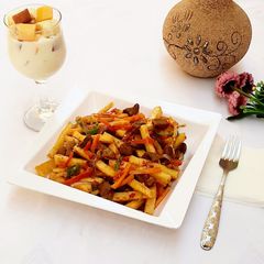 A picture of Fried veggies yam.