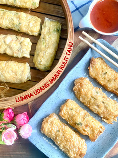 Foto resep Lumpia Udang Jamur Kulit Tahu