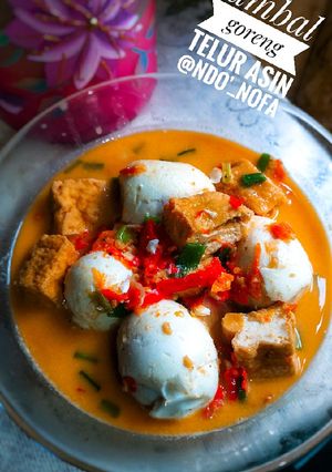 Foto resep Sambal goreng telur asin