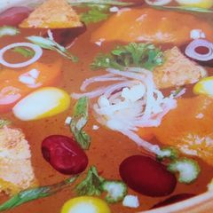 A picture of Veg Tortilla Soup.