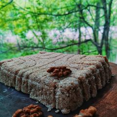 A picture of Homemade sesame halva.