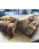 Budín integral de banana y chocolate sin azúcar