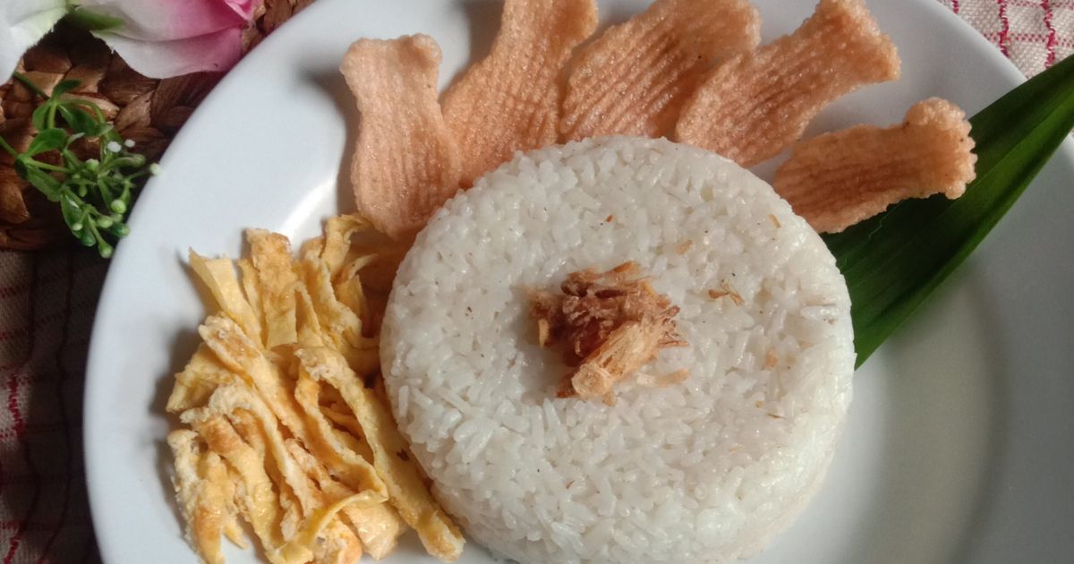 Nasi Uduk Sat Set Ricecooker