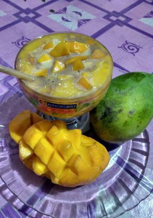 Foto resep Juz Mangga Kekinian # Enakan Bikin Sendiri😁😁
