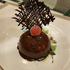 A picture of Rasberry Chocolate Mousse.