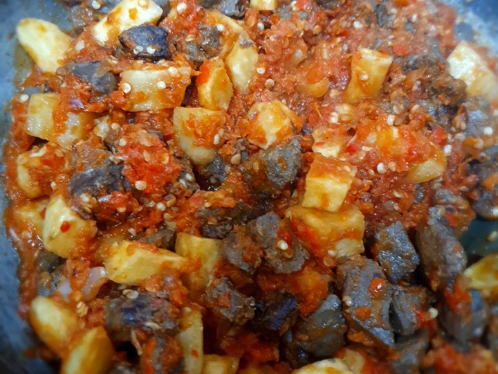 Resep Sambal Ati Sapi Kentang yang Bisa Manjain Lidah