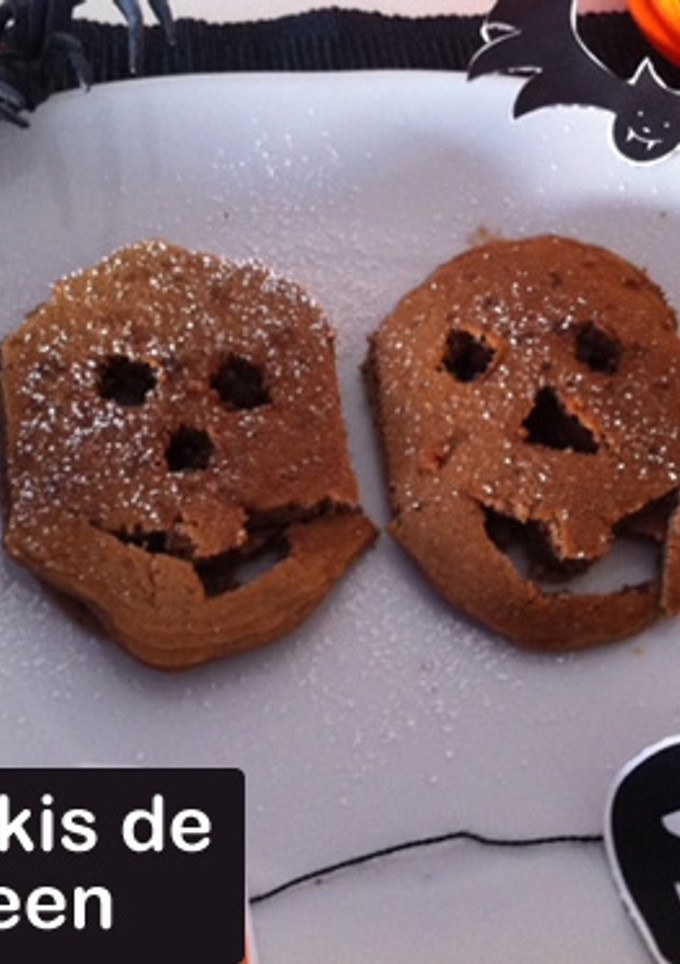 Una foto de Tortitas (dorayakis) para Halloween