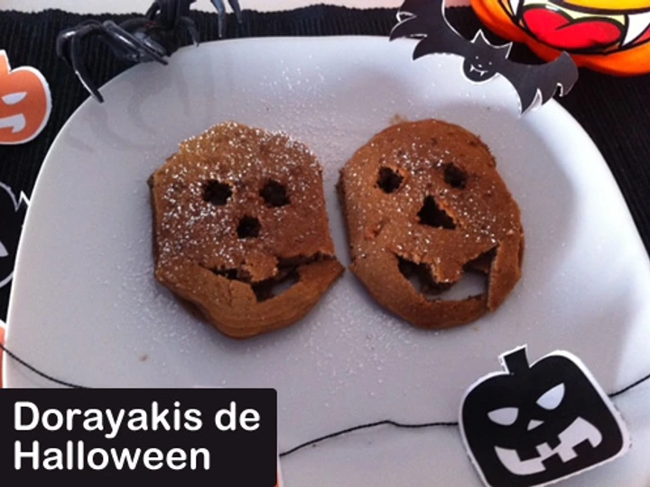 Manera fácil Hacer Tortitas (dorayakis) para Halloween  que Delicioso