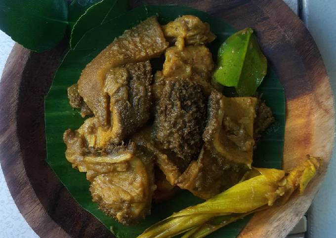 Cara Gampang Membuat Babat Gongso Bumbu Kuning Anti Gagal