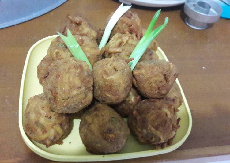 Kroket mie sayur kornet