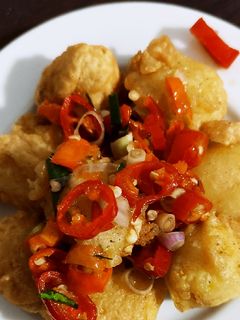 Foto resep Tahu krispi sambal matah