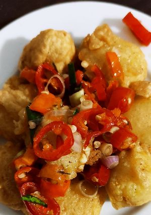 Foto resep Tahu krispi sambal matah