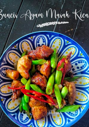 Gambar Buncis Ayam Masak Kicap