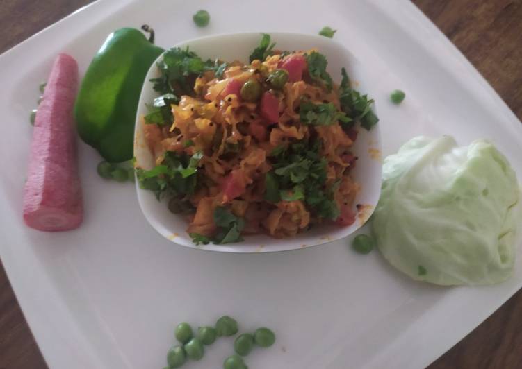 Easiest Way to Prepare Appetizing Gujarati style Cabbage Sabzi