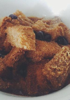 Foto resep Choco Bread Puding (Puding Roti Coklat)