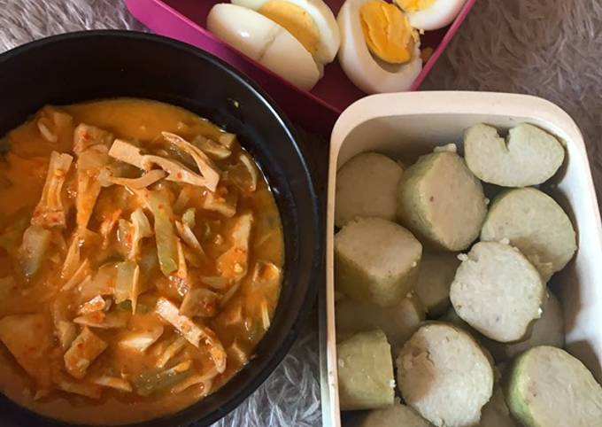 Cara Membuat #19 Lontong sayur Yang Enak