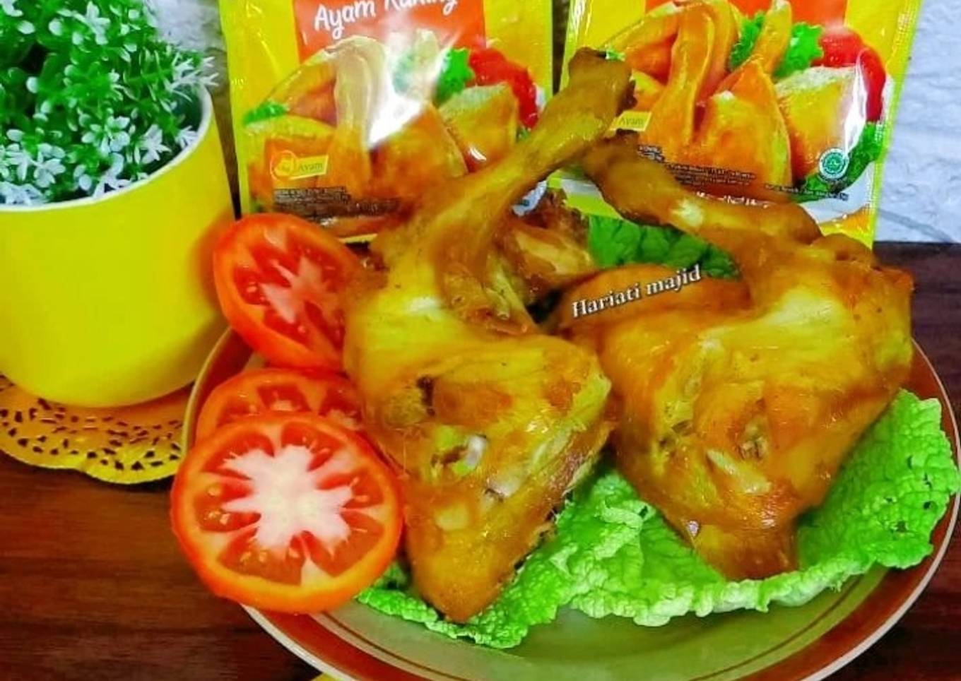 Ayam Goreng ungkep bumbu kuning