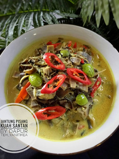 Foto resep Jantung Pisang Kuah Santan