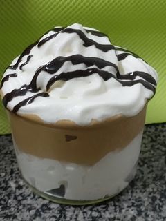 Una foto de Mousse cremoso de café