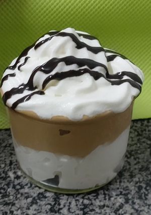 Una foto de Mousse cremoso de café
