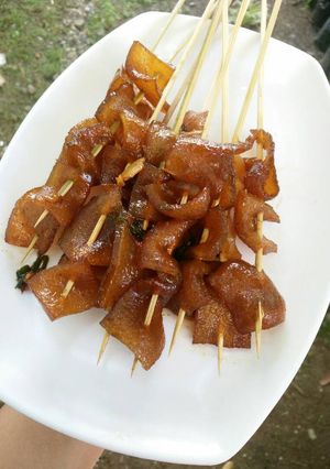 Foto resep Sate cecek / kulit sapi