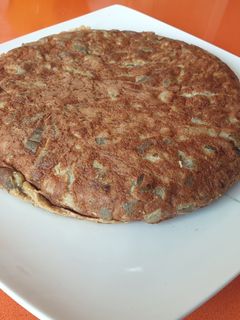 Una foto de Tortilla de berenjena ligera y muy jugosa 🍆