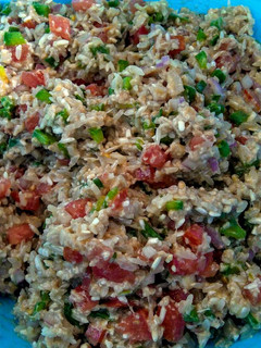 Una foto de Arroz y vegetales!