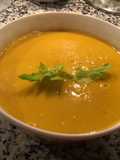 Crema de auyama (sopa de calabaza, zapallo)