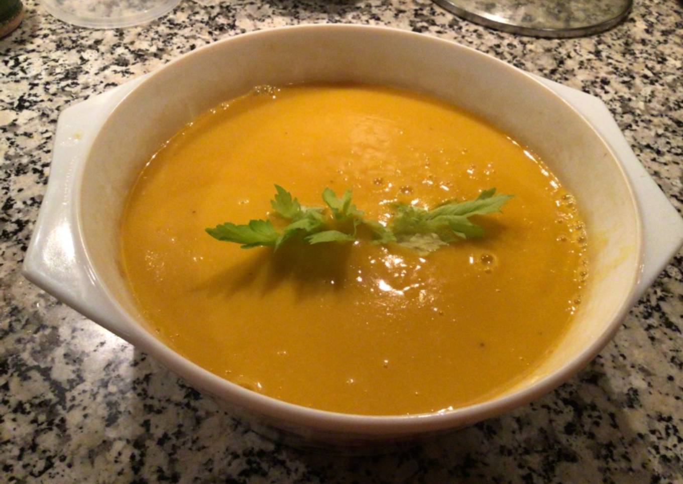 Crema de auyama (sopa de calabaza, zapallo)