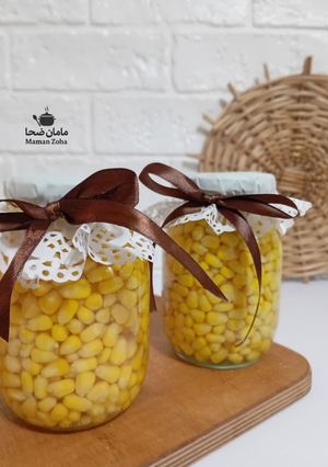 عکسی از دستور کنسرو ذرت