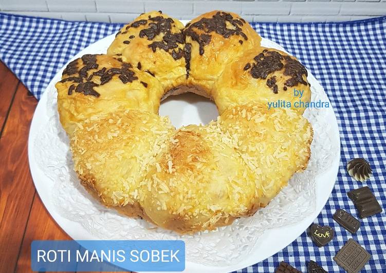 Roti Manis Sobek (tanpa ulen tanpa mixer)