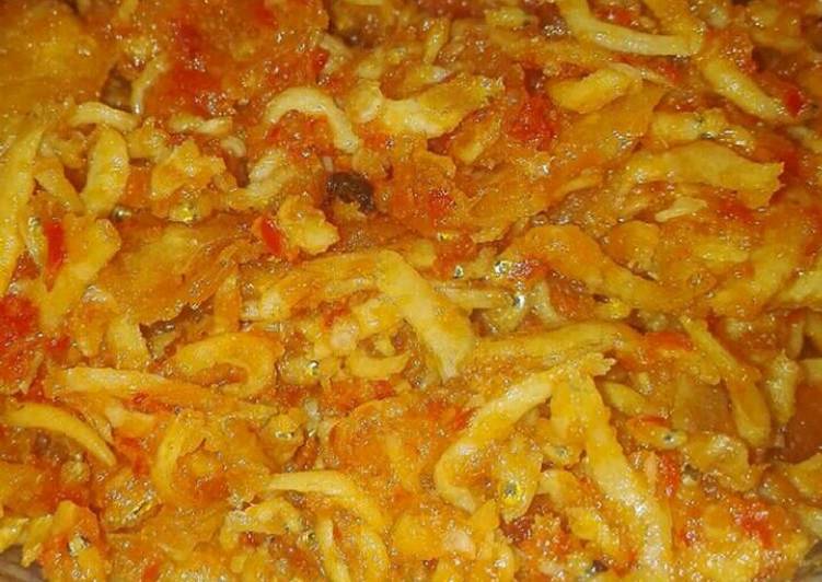 Cara Memasak Balado Teri Medan yang Gurih