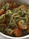 Spaguetis caprese
