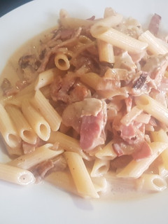 Una foto de Pasta con perretxicos